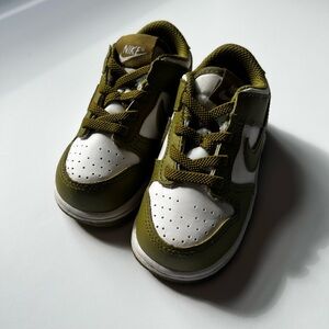 Nike Kids' Green and White Sneakers